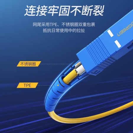 绿联st/sc光纤跳线